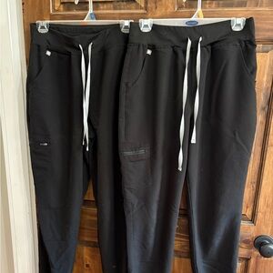 Classic Black Joggers with Drawstring by [Brand]